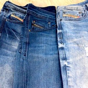Diesel boys jeans 3 pair